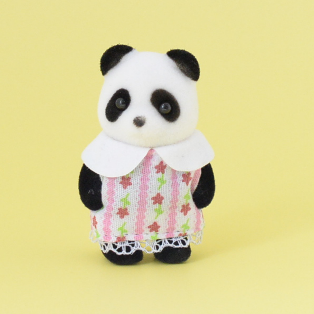 Panda Baby Striped And Star Dress 2019 Sylvanian Families Calico Critters