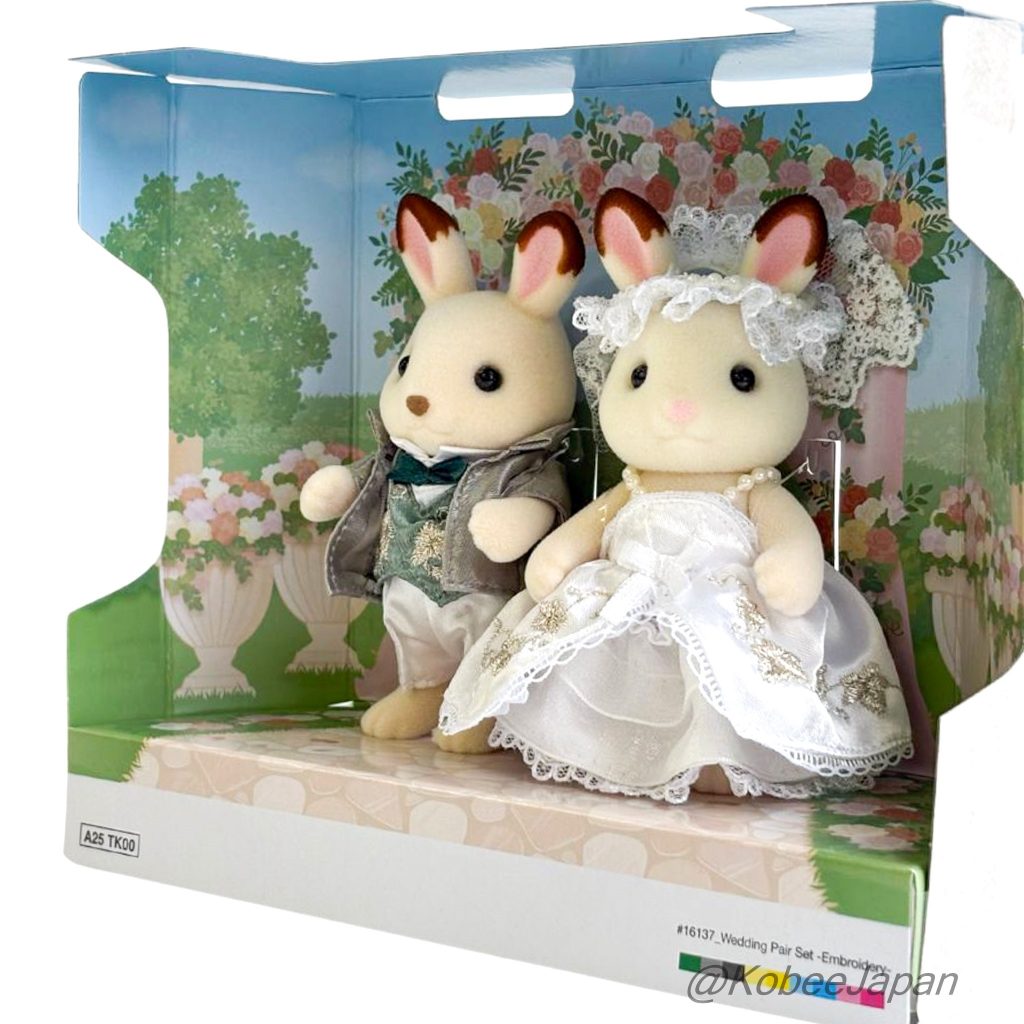 Ensemble de paires de mariage Broderie Ivy 2025 Familles Sylvanian Calico Critters