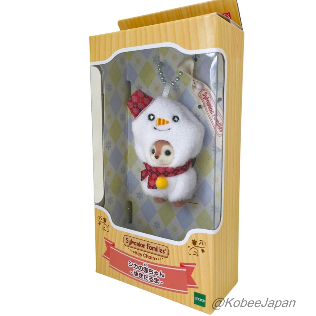Porte-clés Bonhomme de neige Bébé cerf 2025 Sylvanian Families Calico Critters