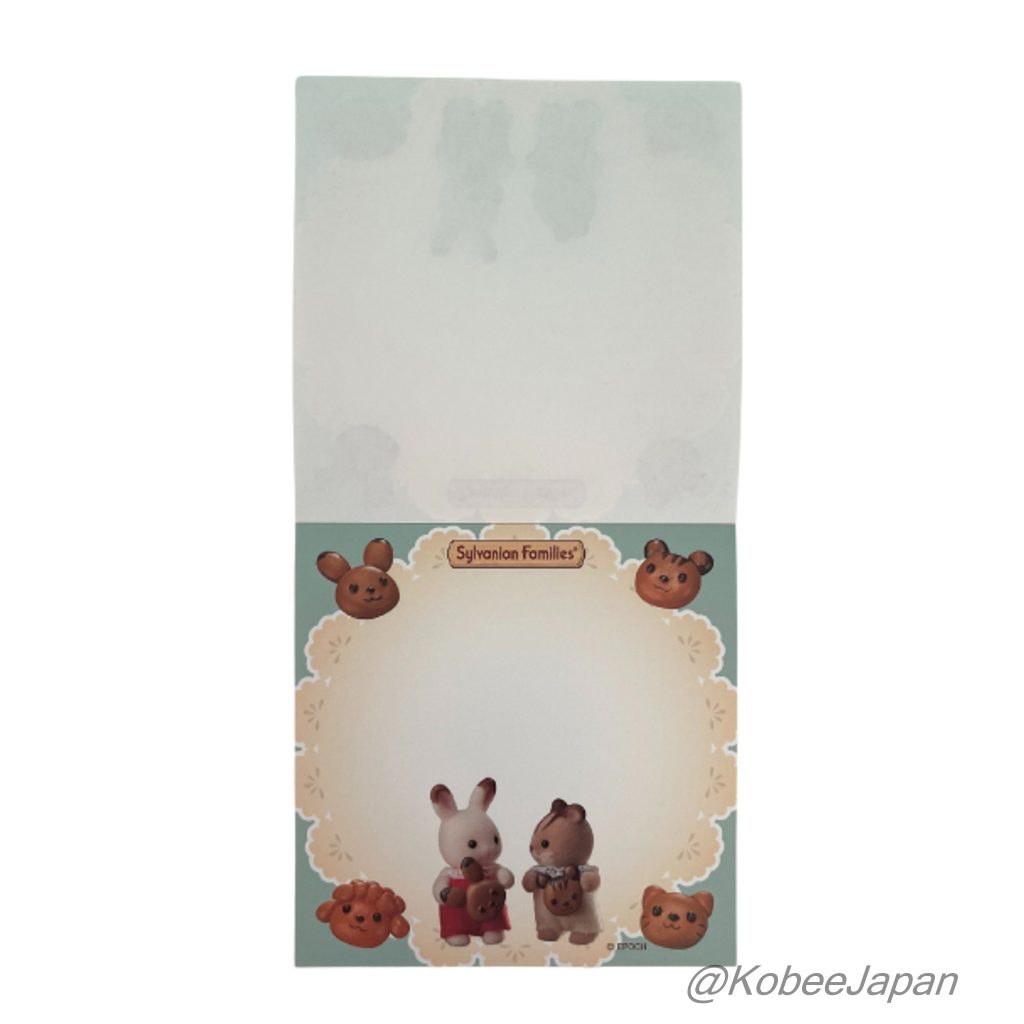 Stationary Square Notepad Bread Sylvanian Families Calico Critters