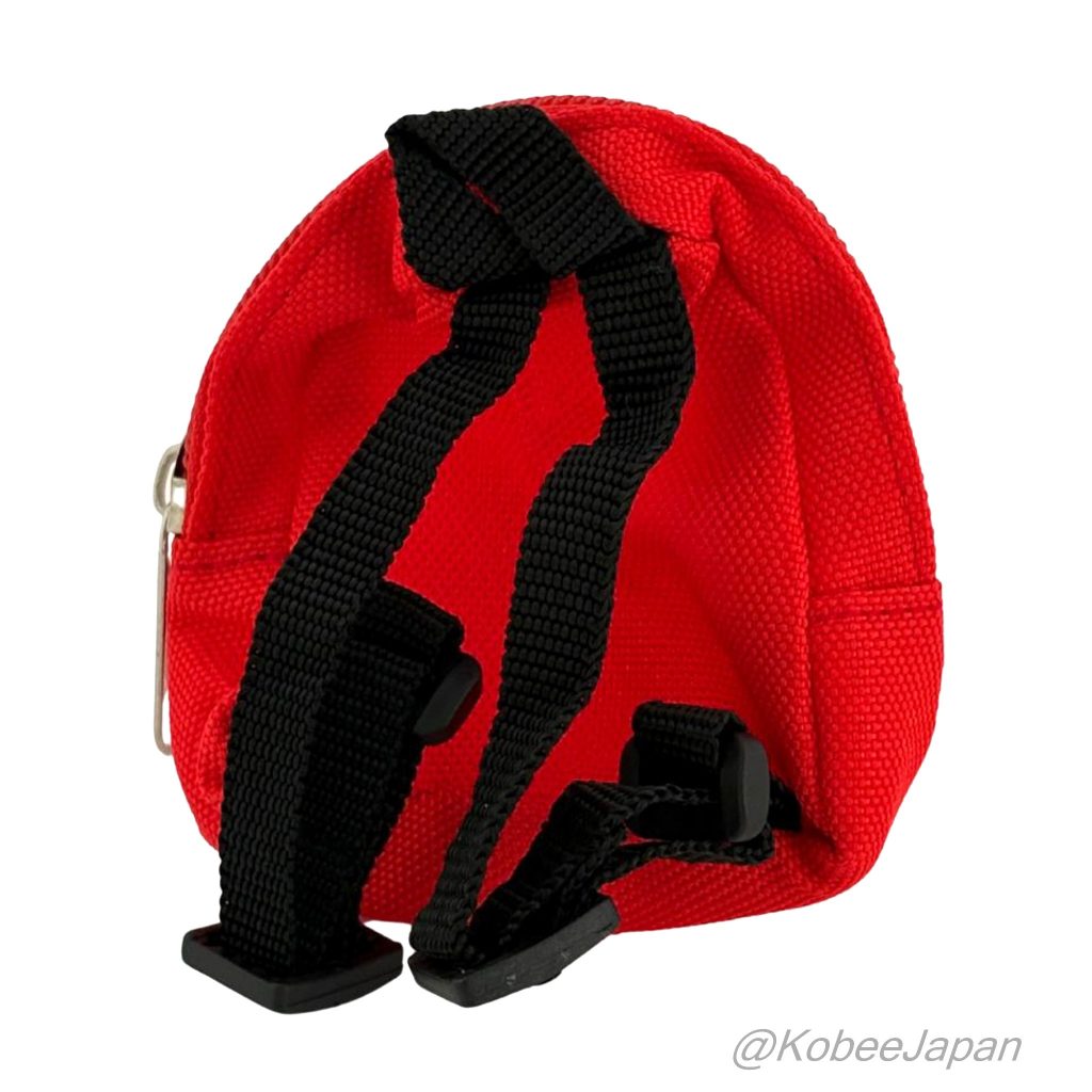 Sac à dos miniature poupée capsule jouet rouge BUNBUN
