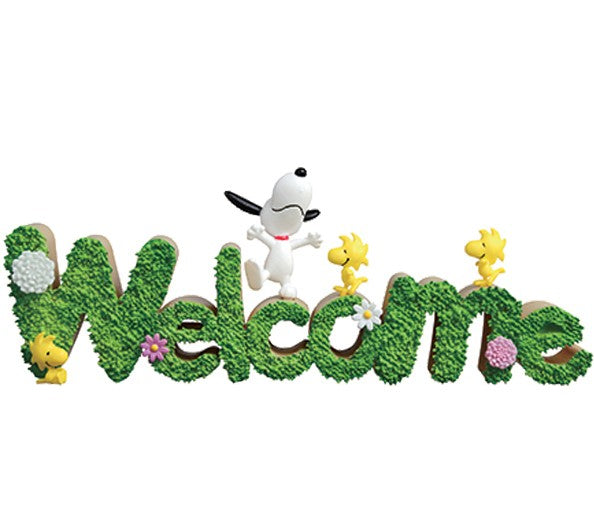 Collection de mots Snoopy Cacahuète 6 Bienvenue Re-ment