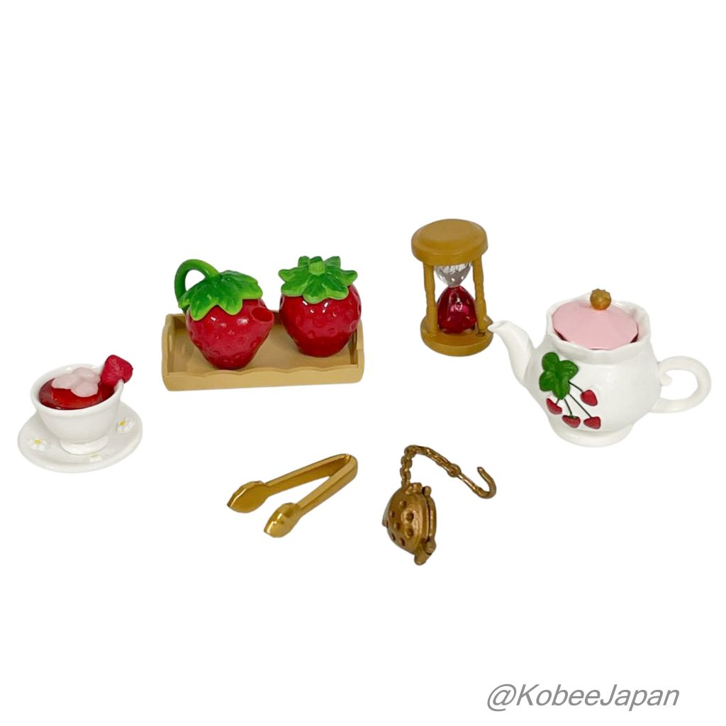 The Country Strawberry Cafe Complete set of 8 varieties 2026 Re-ment