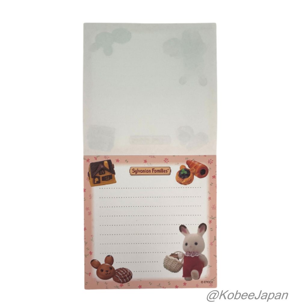 Stationary Square Notepad Bread Sylvanian Families Calico Critters