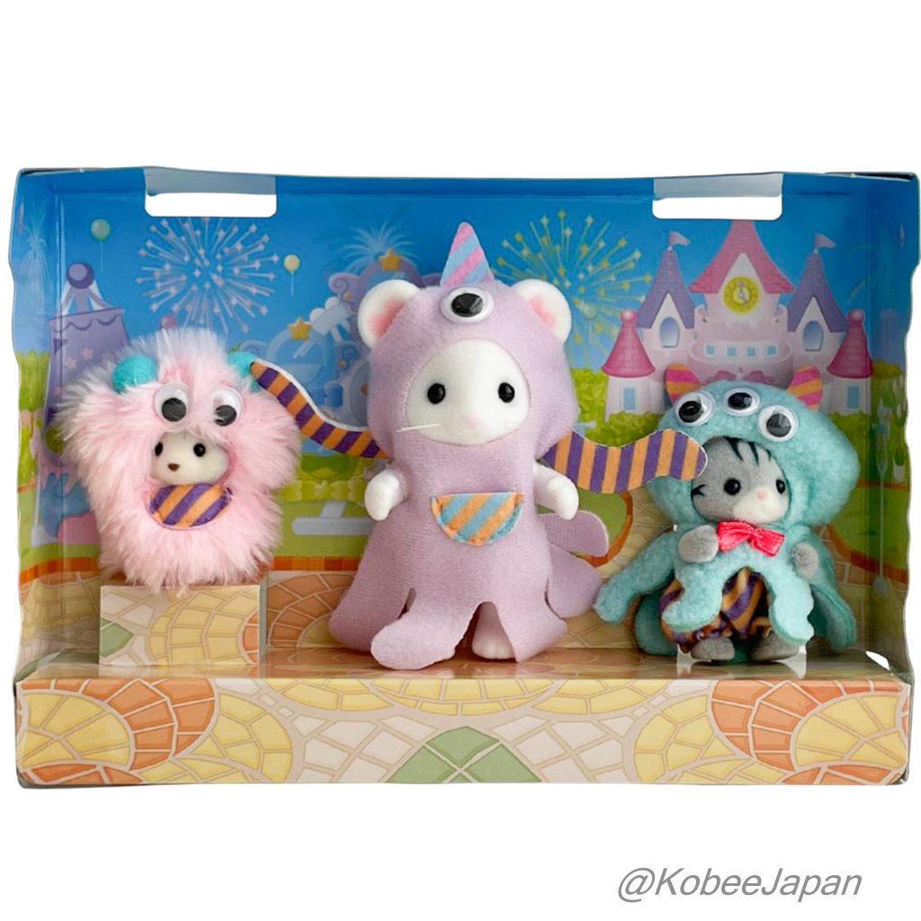 40e Anniversaire Trio Monstre Joyeux C-78 Sylvanian Families Calico Critters