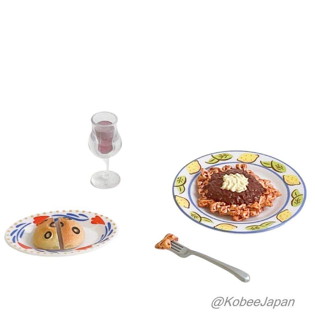 A Small Street Corner Trattoria BUONO All 8 type set Re-ment
