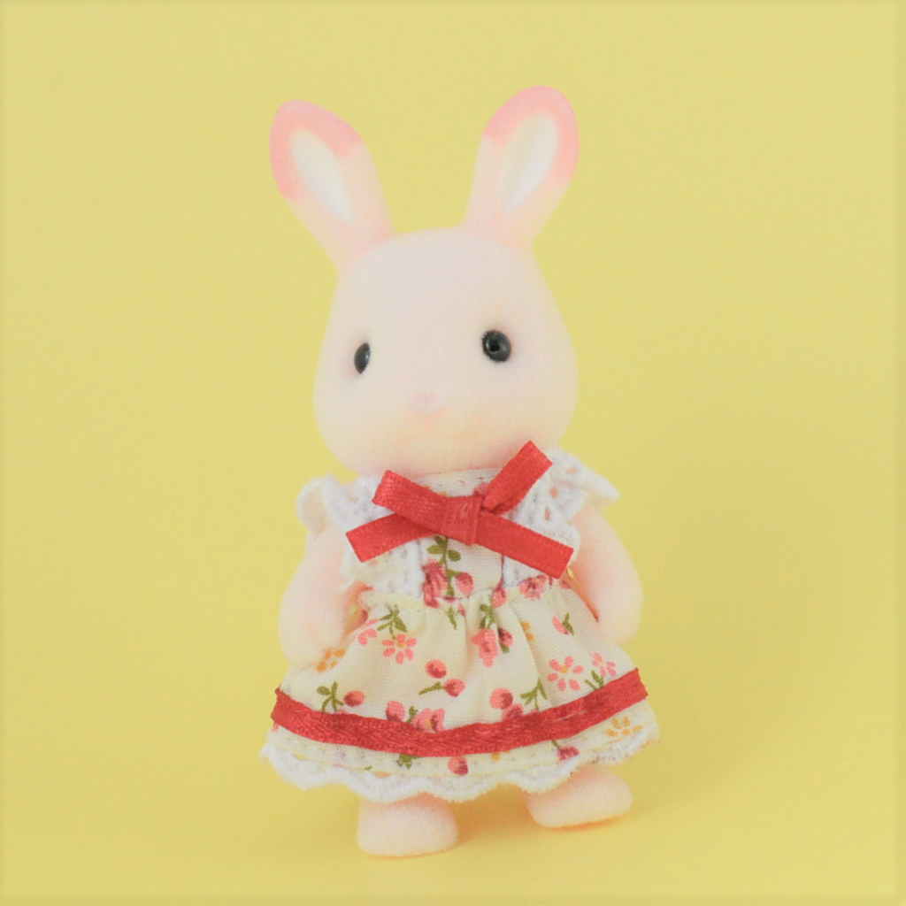 Pink Rabbit Strawberry Rabbit Girl Sylvanian Families Calico Critters