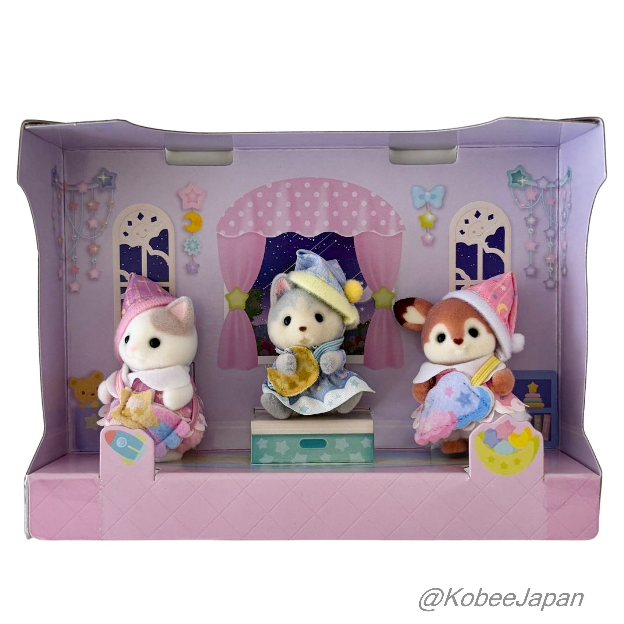 Starry Sky Pajama Party Baby Trio - Starry Sky Nursery School Familymart Lottery 2026 Sylvanian Families Calico Critters