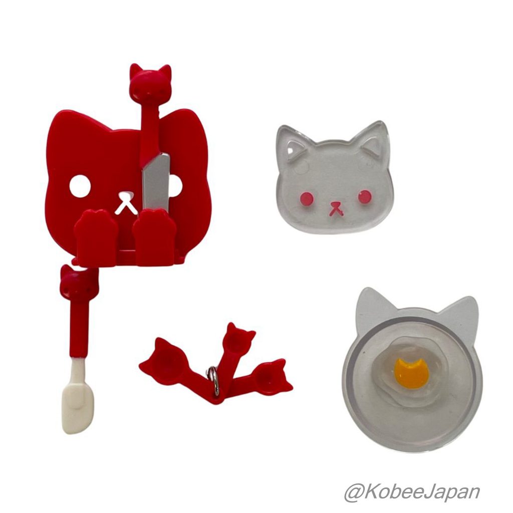 Capsule Jouet Chat Nyanko Appareils 5 Ensemble de Ustensiles Nyanko 2025 tarlin