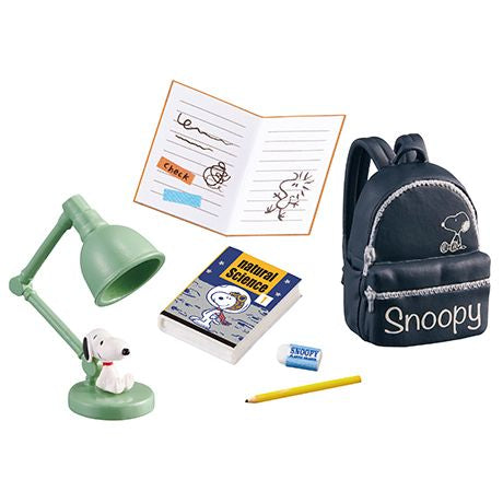 Snoopy Retro Brooklyn Style Complete Set For Miniature Dollhouse Re-ment