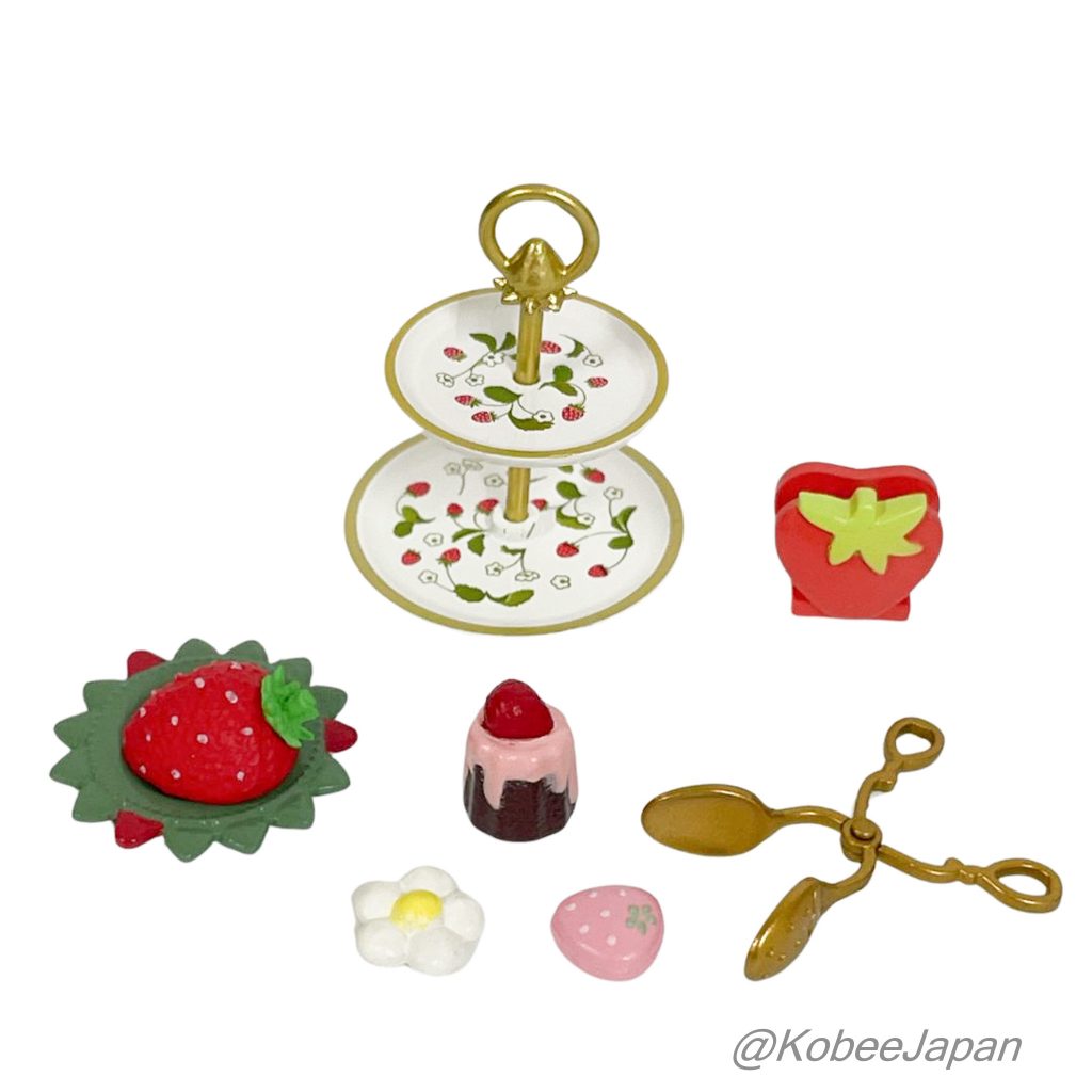 The Country Strawberry Cafe Complete set of 8 varieties 2026 Re-ment