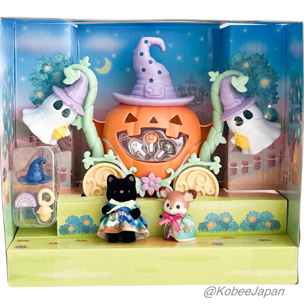 Halloween Ghost & Pumpkin Carriage Set 2025 SE-216 Sylvanian Families Calico Critters