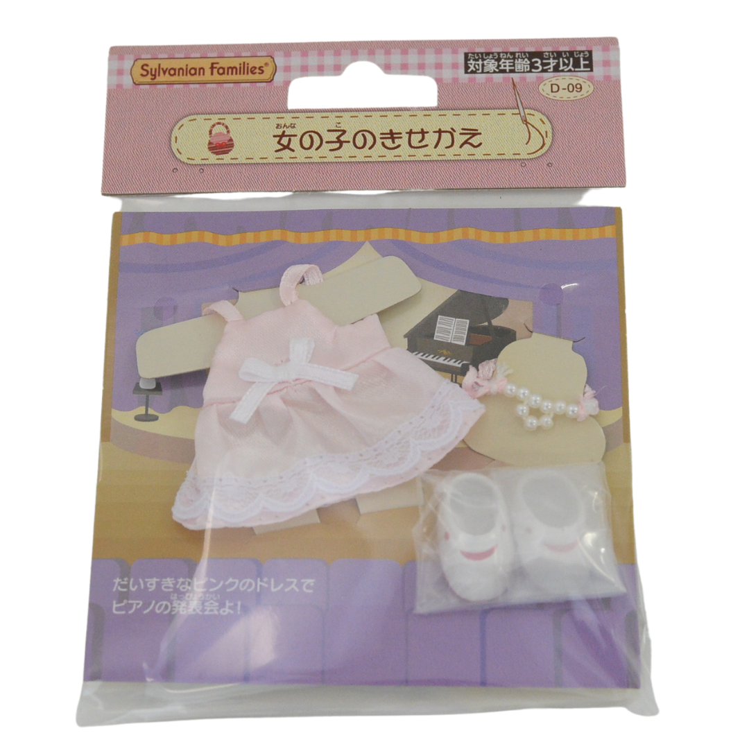 Vestido de niña D-09 Sylvanian Families Calico Critters