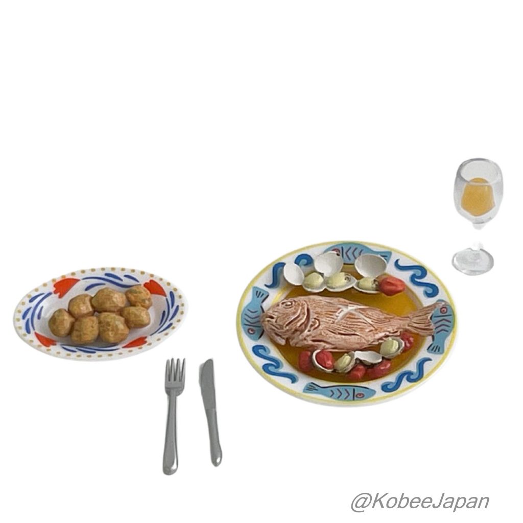 A Small Street Corner Trattoria BUONO 5 Acqua Pazza Re-ment