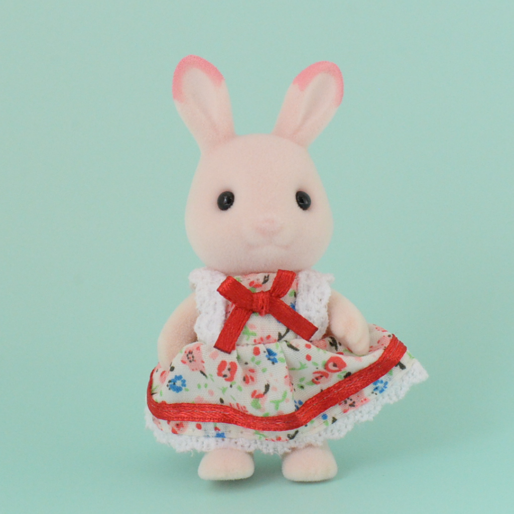 Pink Strawberry Rabbit Girl 2019 Sylvanian Families Calico Critters