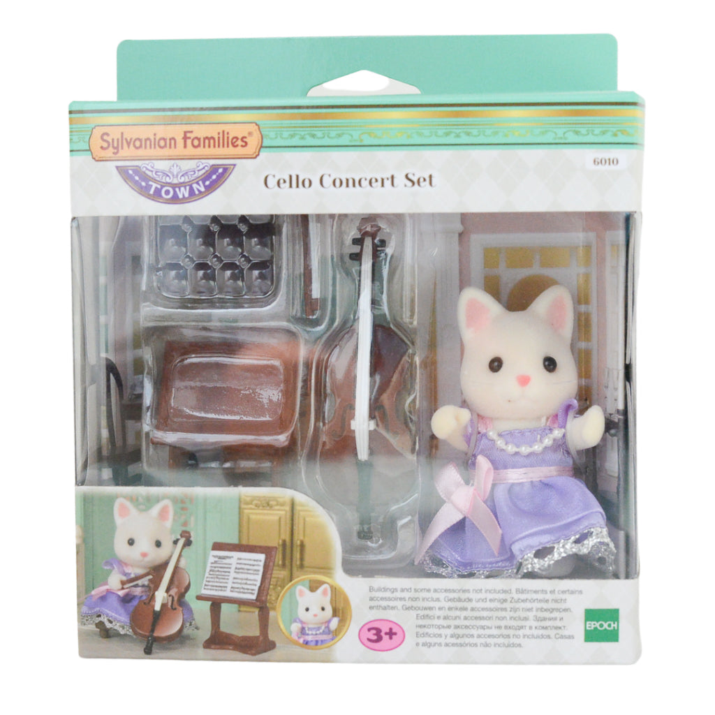 Série Ville Ensemble Concert Violoncelle 6010 Familles Sylvanian Calico Critters
