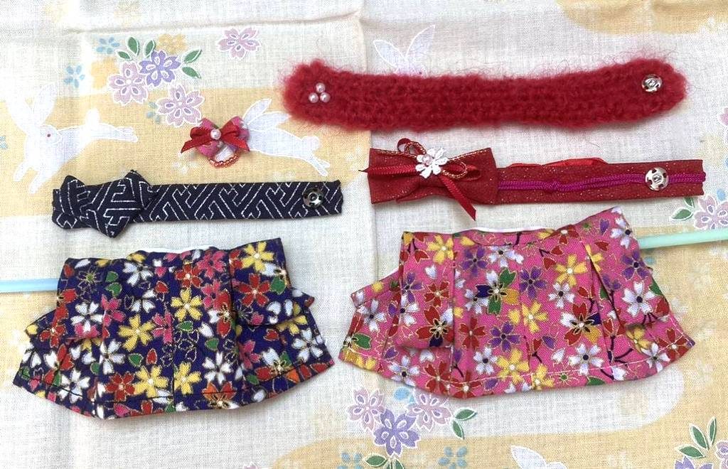 ENSEMBLE KIMONO FAIT MAIN POUR PÈRE ET MÈRE ROSE/BLEU Fait main au Japon