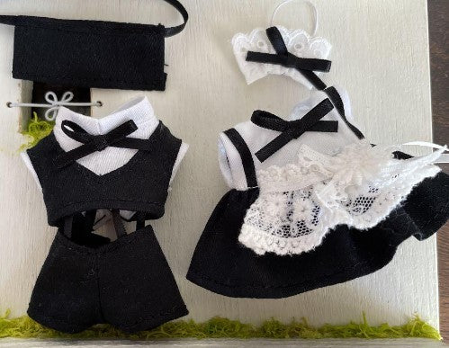 HANDMADE WAITRESS DRESS FOR MOTHER AND FATHER Japan handmade