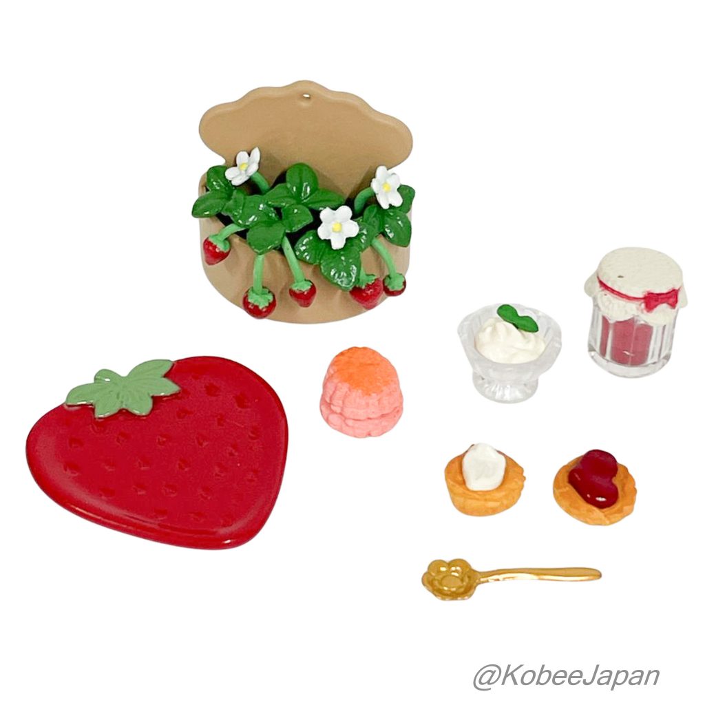 The Country Strawberry Cafe Complete set of 8 varieties 2026 Re-ment