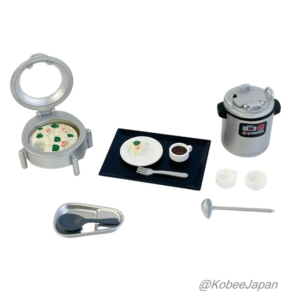 Hotel Buffet 8 piece complete set Re-ment