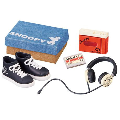 Snoopy Retro Brooklyn Style Complete Set For Miniature Dollhouse Re-ment
