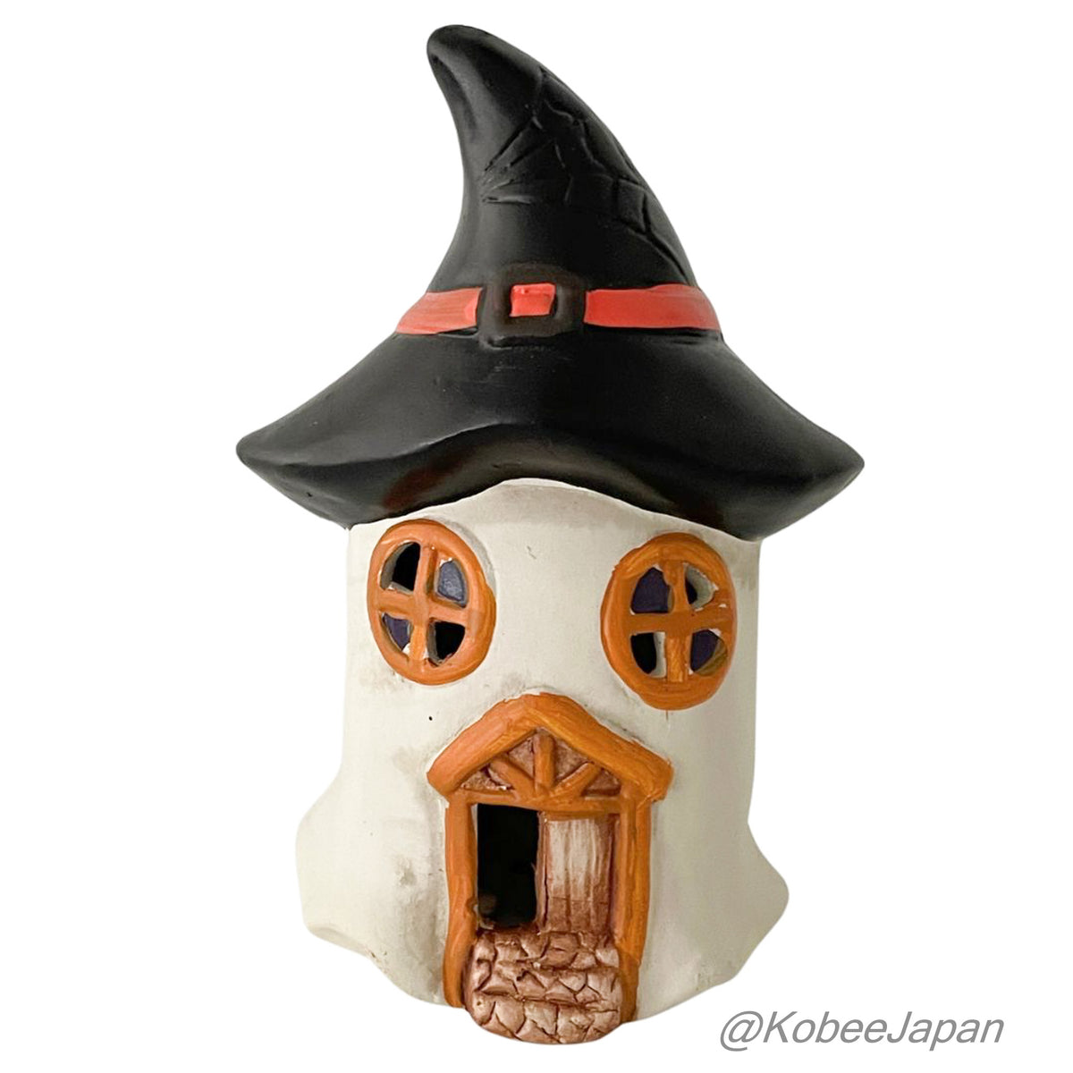 Light-Up Witchy Ghost House Natural Kitchen