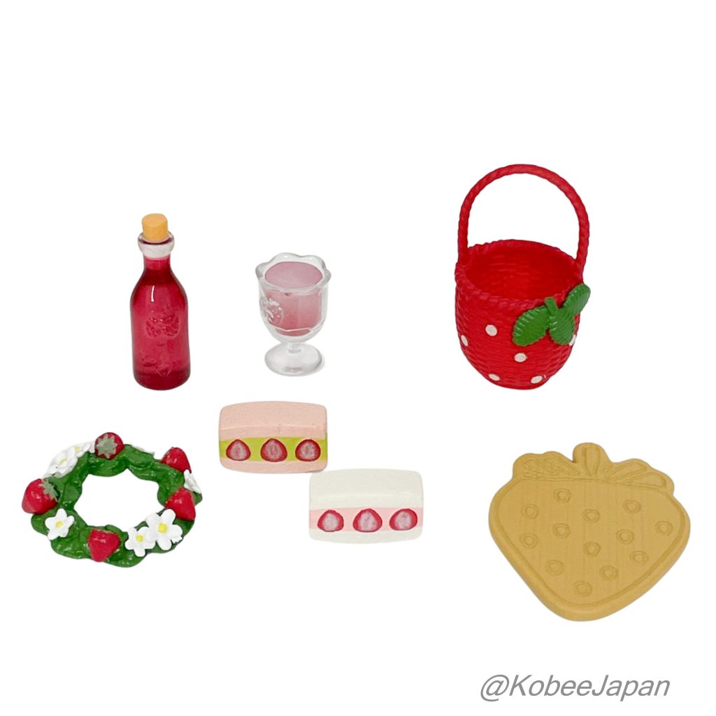 The Country Strawberry Cafe Complete set of 8 varieties 2026 Re-ment