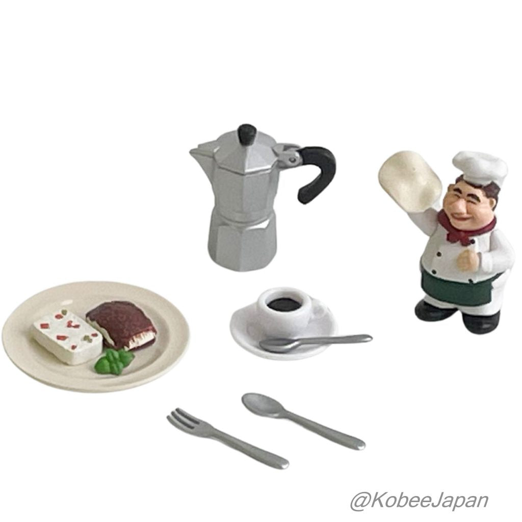 A Small Street Corner Trattoria BUONO All 8 type set Re-ment