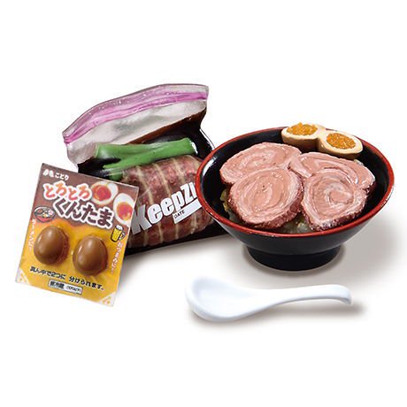 Japanese Food Meal Ohitori Rice No.2 Pork Rice Bow! 2021 Re-ment