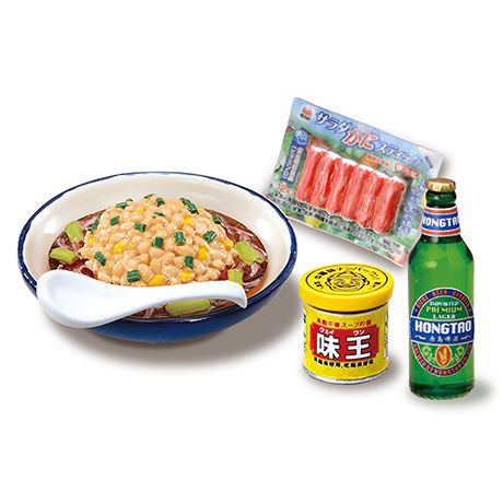 Japanese Food Meal Ohitori Rice No.3 Fried Rice With Sauce 2021 Re-ment