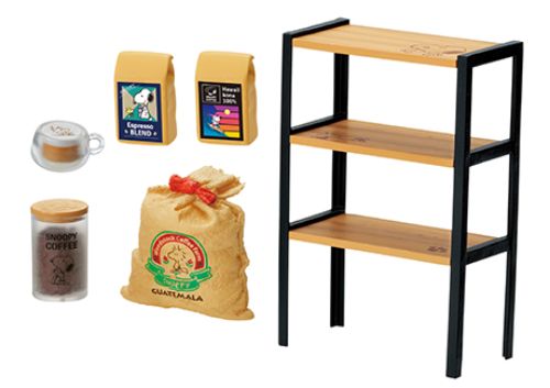 Peanut Snoopy Coffee Roastery And Cafe 7 Cappuccino Re-ment