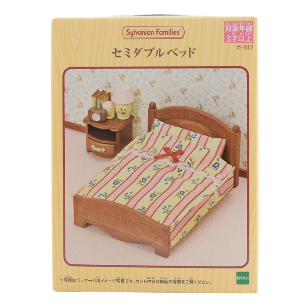 Lit semi-double pour chambre KA-512 Sylvanian Families Calico Critters