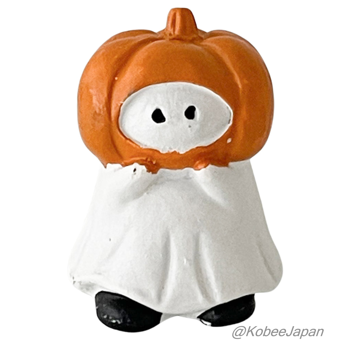 Resin Object - Ghost Wearing a Pumpkin Natural Kitchen