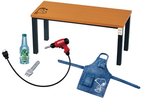 Peanuts Snoopy's Leather Atelier 4 Break Time Re-ment