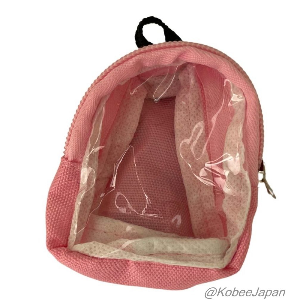 Capsule Toy Miniature Doll Backpack Pink BUNBUN