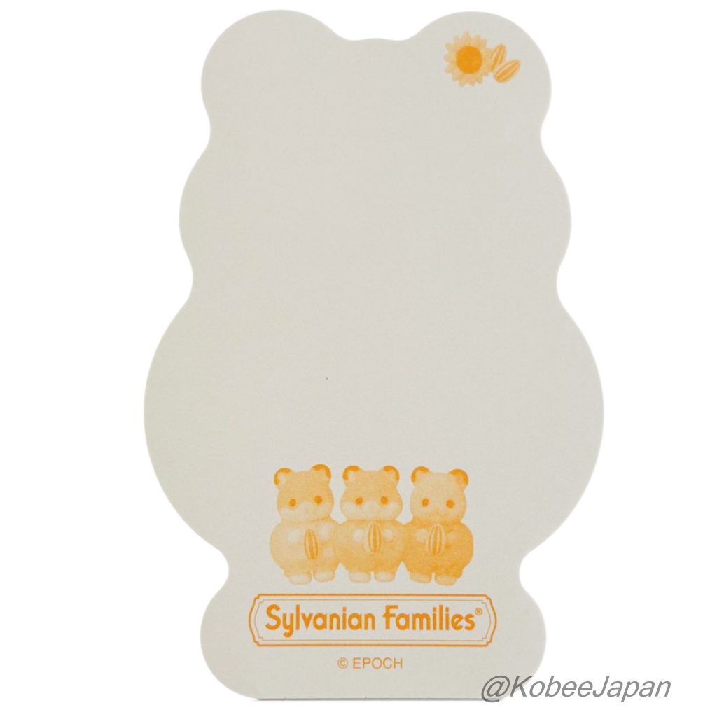 Bloc-notes découpé Hamster Bébé 2025 Familles Sylvanian Calico Critters