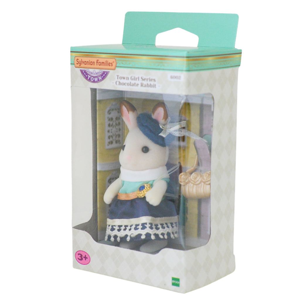 Town Series Town Girl Series Chocolate Rabbit 6002 Sylvanian Families Calico Critters