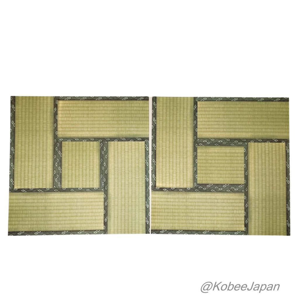 Ensemble de 2 feuilles de revêtement de sol pour maison de poupée Tatami Seria