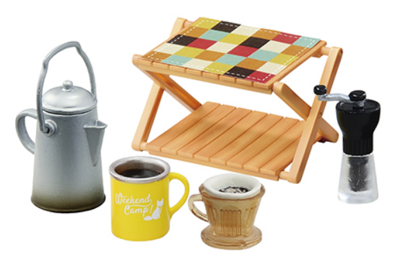 Let's Go Weekend Camp Cofee Break Re-ment