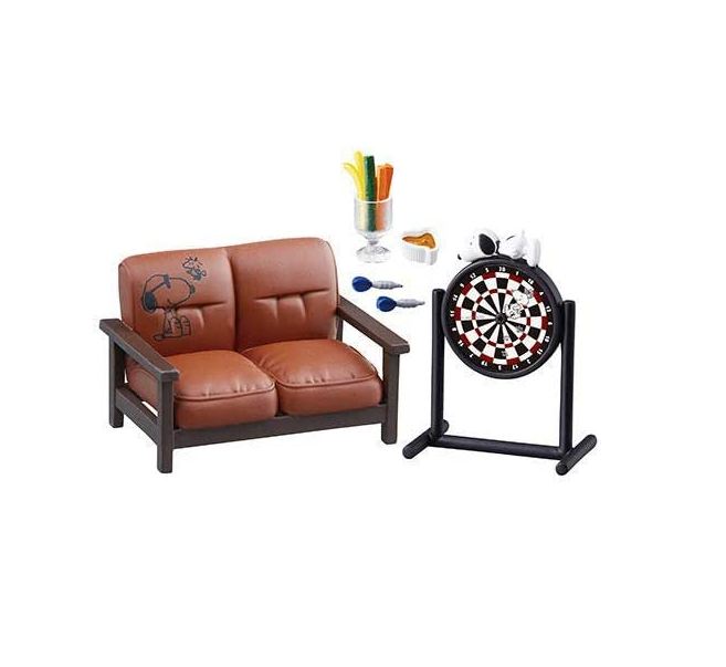 Peanut Snoopy's Little Jazz Cafe 4 Darts While Relaxing Re-ment