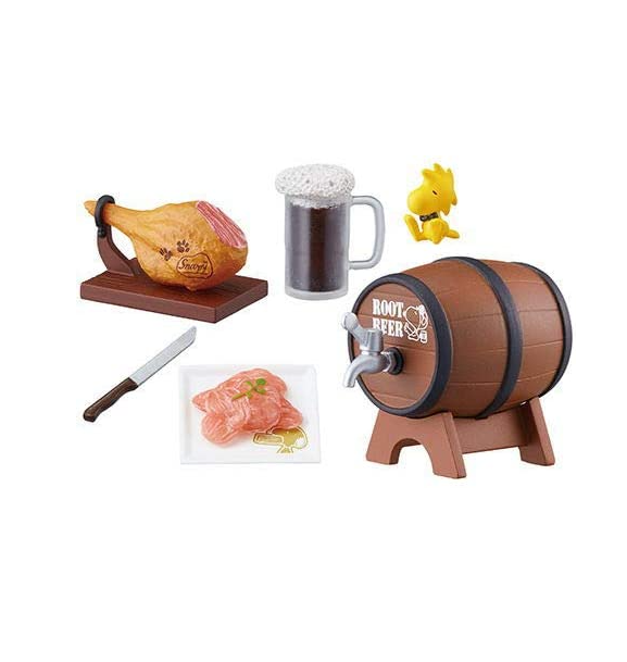 Peanut Snoopy's Little Jazz Cafe 5 Toast With Root Beer Re-ment