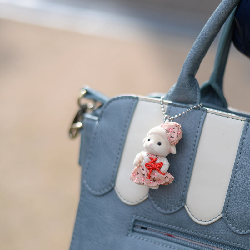 Porte-clés Mouton Rose One Piece 94565 Sylvanian Families Calico Critters