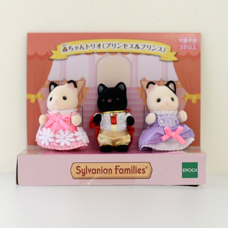 Trío Bebé Princesa y Príncipe 2019 Familias Sylvanian Calico Critters