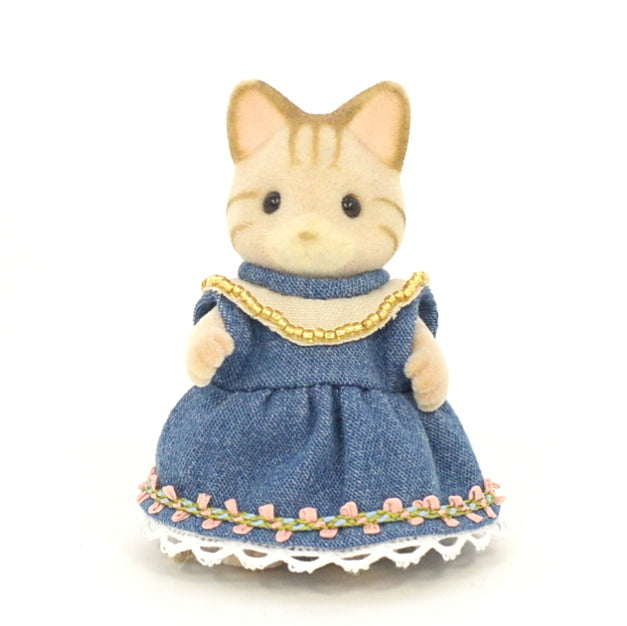 ROBE FAIT MAIN POUR MÈRE TISSU DENIM Fait main au Japon