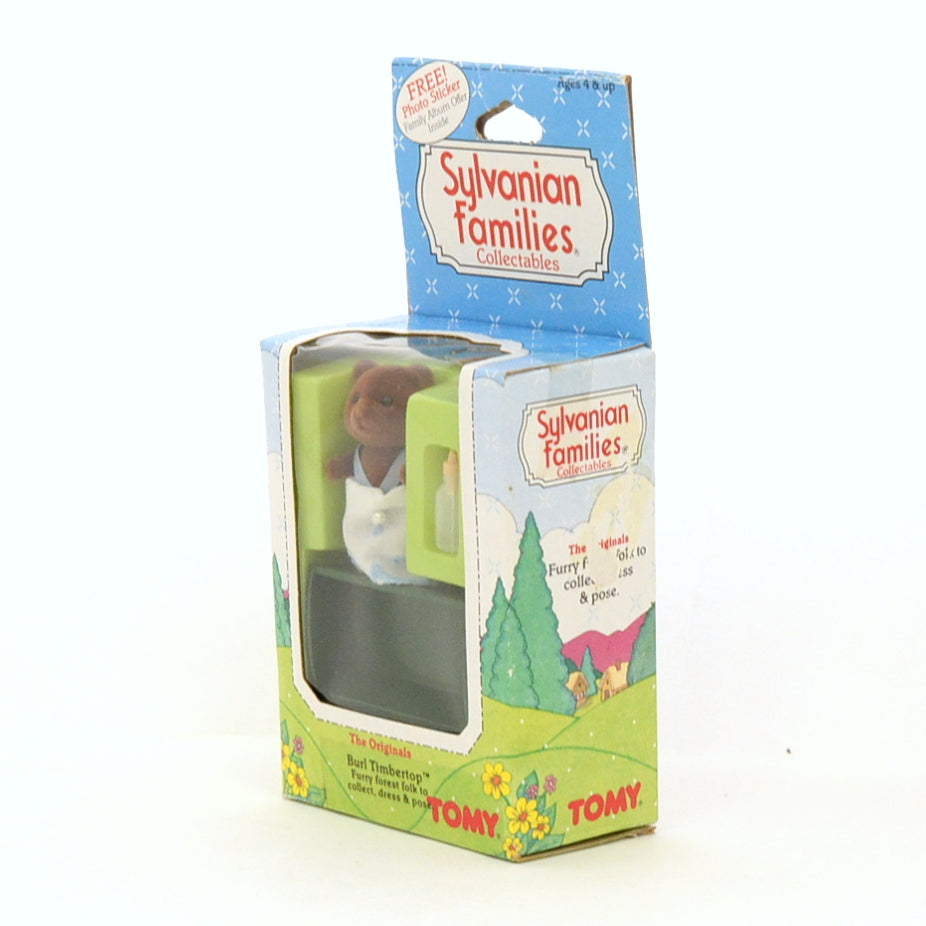 Brown Bear Baby Burl Timbertop Tomy 2873 Sylvanian Families Calico Critters