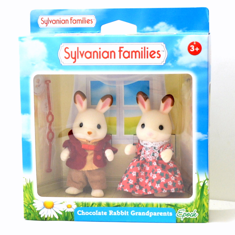 Chocolate Rabbit Grandparents 4627 Sylvanian Families Calico Critters