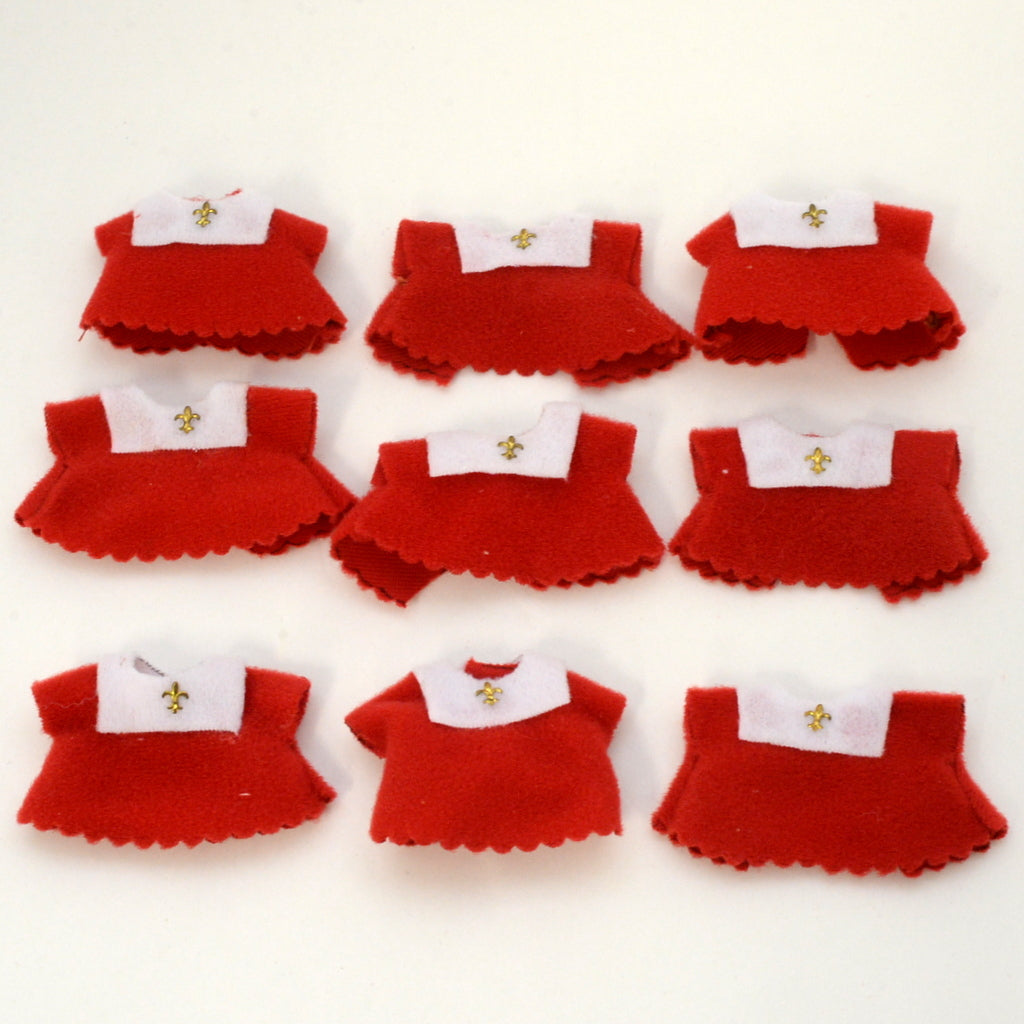 ROBE FAIT MAIN POUR CHORALE rouge/blanc Japon fait main