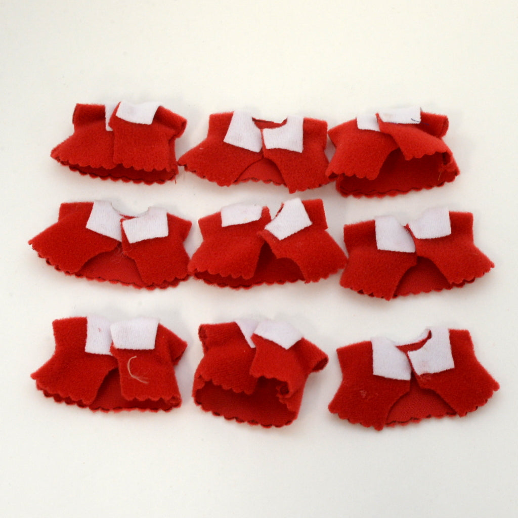 ROBE FAIT MAIN POUR CHORALE rouge/blanc Japon fait main