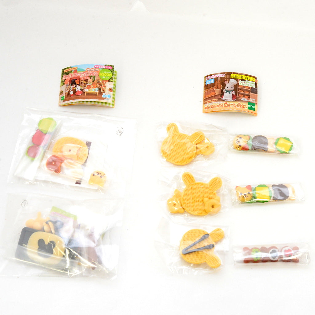 CAPSULE TOY BAKERY ENSEMBLE DE 5 PIÈCES Familles Sylvanian Japon