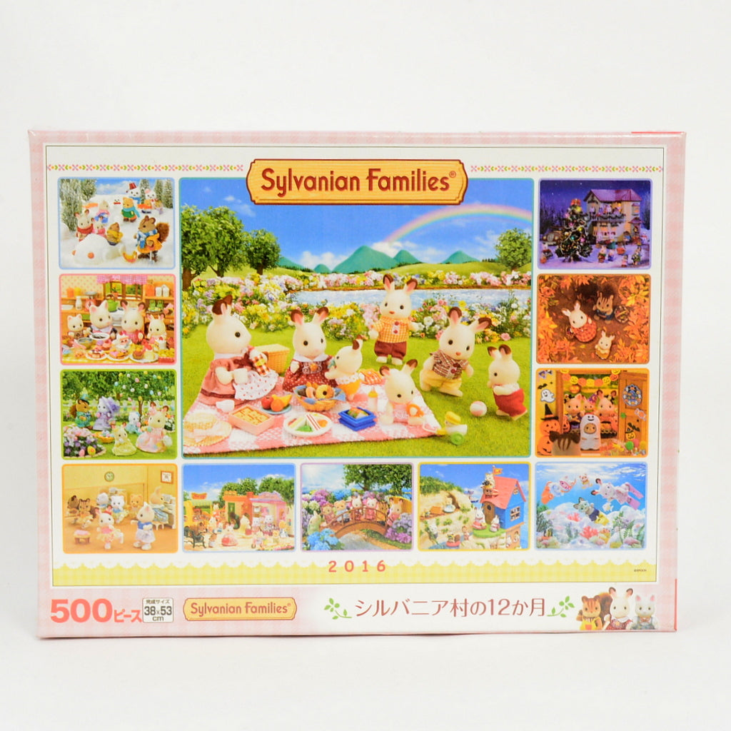 Sylvanian Village�fs 12 Months Jigsaw Puzzle 500 Pcs 2016 Sylvanian Families Calico Critters
